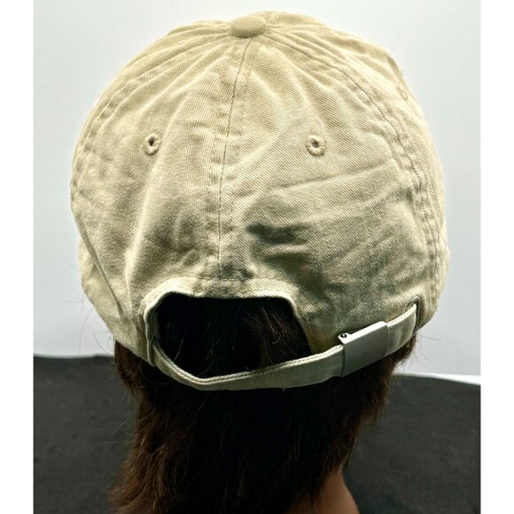 Khaki Adjustable Strap Baseball Cap OSFM - Picture 4 of 6